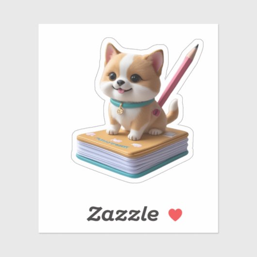 Planner Huisdieren Stickers: Schattigee Cat & Dog  Sticker (Vel)