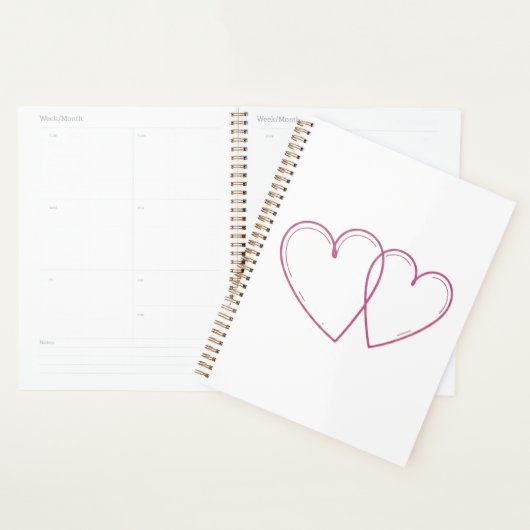 Planner Interlocking Harten Notebook (Display)
