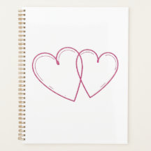 Planner Interlocking Harten Notebook