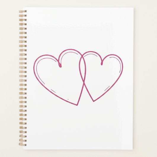 Planner Interlocking Harten Notebook (Voorkant)