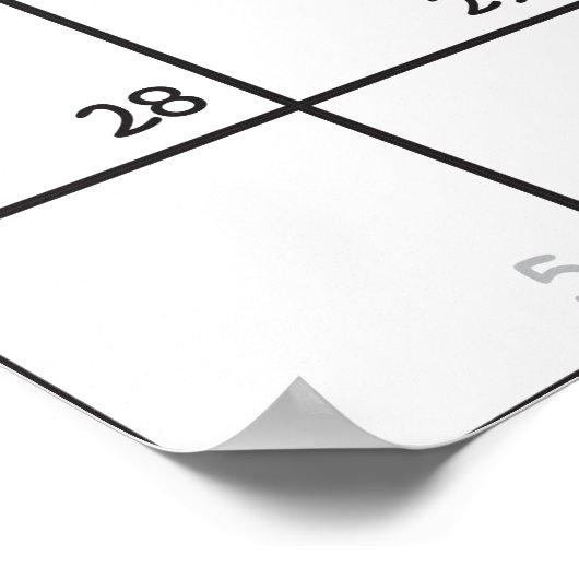 PLANNER KALENDER JUNI 2015 POSTER (Hoek)