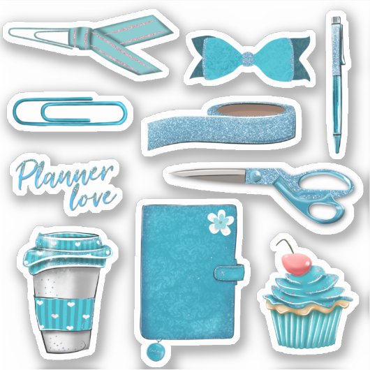 Planner love volume 1, sticker set (Voorkant)