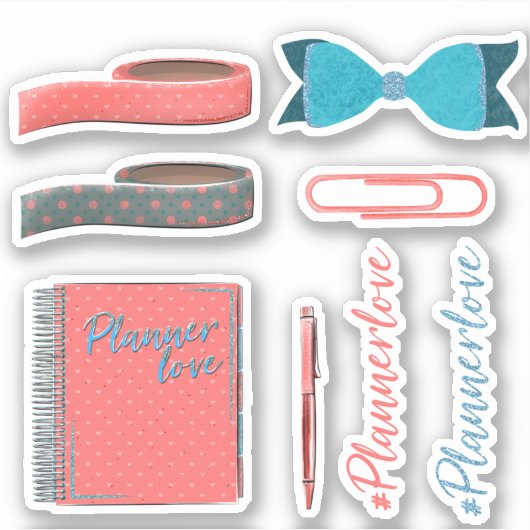 Planner love volume 2, sticker set (Voorkant)