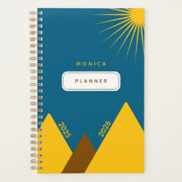 Planner met aangepaste naam en jaar