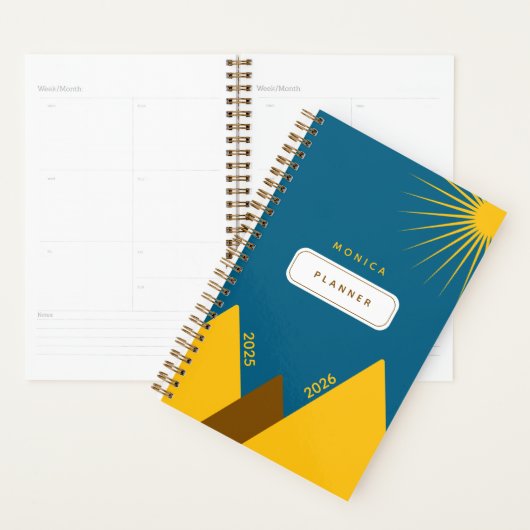 Planner met aangepaste naam en jaar (Display)