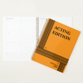 Planner met Action Edition Play Script-stijl (Display)