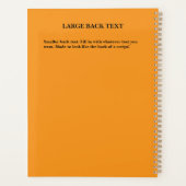 Planner met Action Edition Play Script-stijl (Achterkant)