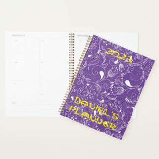 planner met bewerkbare naam en kleur