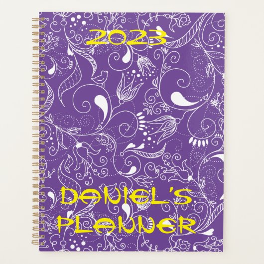  planner met bewerkbare naam en kleur (Voorkant)