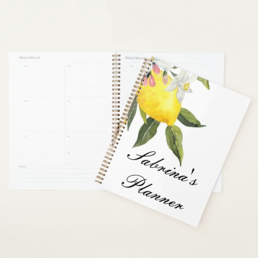 planner met citroenen op maat (Display)
