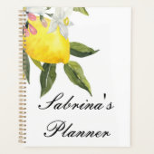 planner met citroenen op maat (Voorkant)