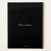 Planner met een schattig kameleon ontwerp. (Achterkant)