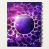 Planner met een Violet Planet Deep Dream Mandala (Achterkant)