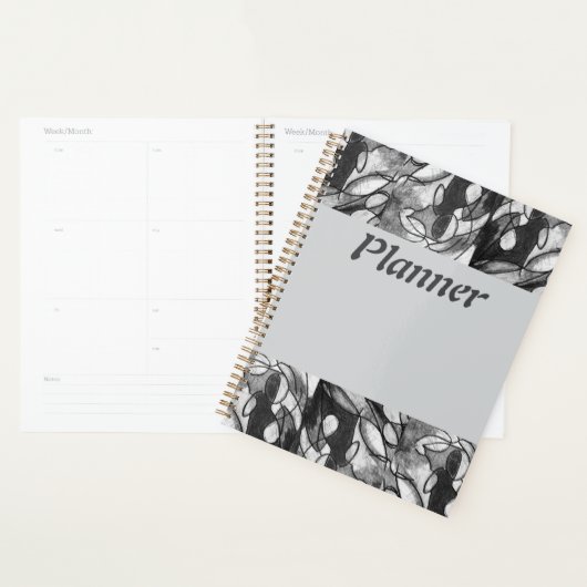 Planner met "Gebrek aan blauw" kunstwerk (Display)