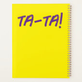 Planner met harde kaft (Achterkant)