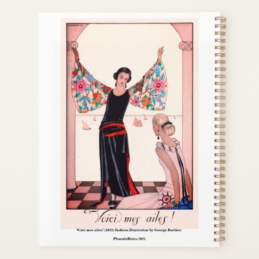 Planner met illustratie van George Barbier (Achterkant)