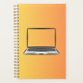 Planner met laptop logo (Voorkant)