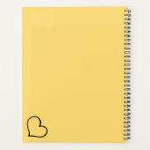 Planner met naam script aangepast cadeau (Achterkant)