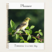 Planner met op zittende vogel (Voorkant)