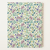 Planner met patroon van wilde bloemen (Achterkant)