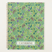 Planner met patroon van wilde bloemen (Voorkant)