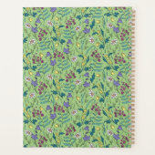 Planner met patroon van wilde bloemen (Achterkant)