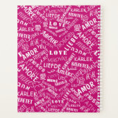 Planner met tekst LIEFDE (Achterkant)