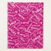Planner met tekst LIEFDE (Voorkant)