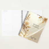 Planner met witte en gouden bloemen (Display)