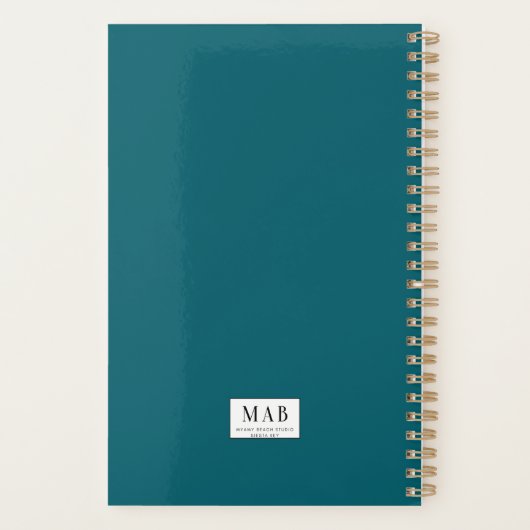 Planner met yoga design (Achterkant)