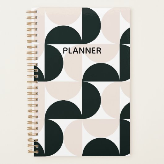 PLANNER MODERN GEOMETRISCH ONTWERP (Voorkant)