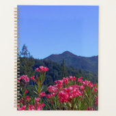 Planner Mt Tamalpais met roze bloemen (Voorkant)