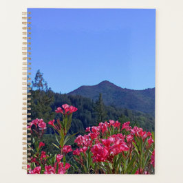 Planner Mt Tamalpais met roze bloemen