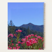 Planner Mt Tamalpais met roze bloemen (Achterkant)