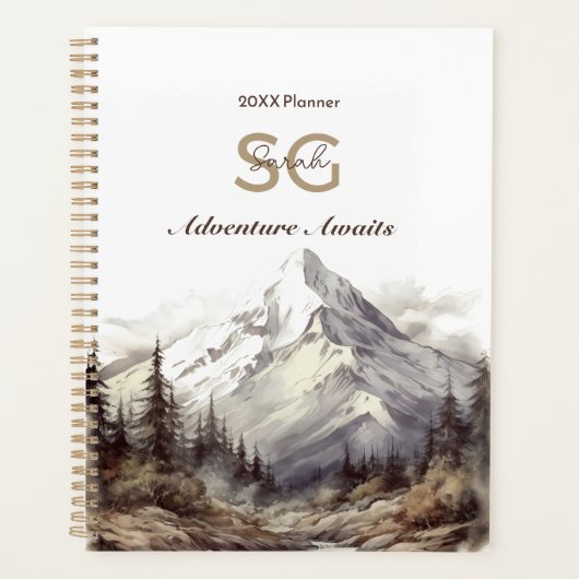 Planner Nieuwjaar Avontuur Outdoor Mountain Persoo (Voorkant)