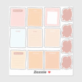 Planner notities sticker pack (Vel)