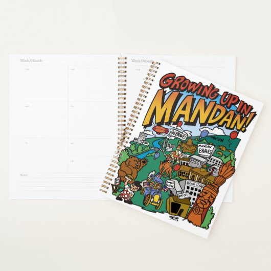 Planner "Opgroeien in Mandan" (Display)