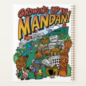 Planner "Opgroeien in Mandan" (Achterkant)