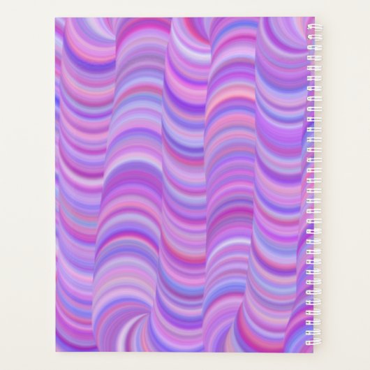 Planner - Paarse krommen (Achterkant)