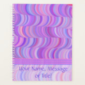 Planner - Paarse krommen (Voorkant)