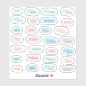Planner pastel te doen sticker pack (Vel)