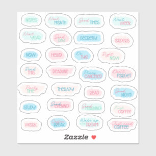 Planner pastel te doen sticker pack