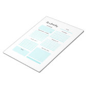 Planner planning to do lijst notitieblok (Schuin)