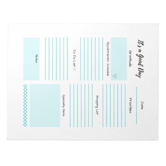 Planner planning to do lijst notitieblok (Voorkant)