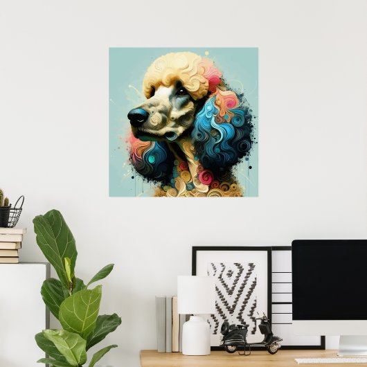 Planner Poodle Poster (Thuiskantoor)