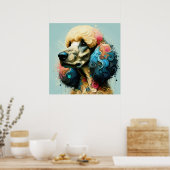 Planner Poodle Poster (Keuken)