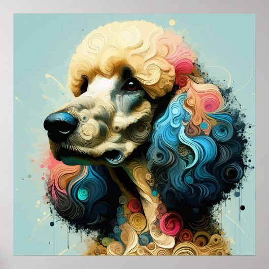 Planner Poodle Poster (Voorkant)