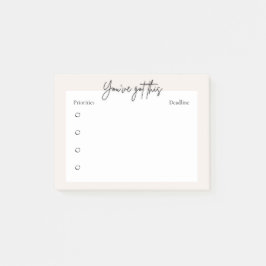 Planner Post-it / plakbriefjes - minimaal ontwerp Post-it® Notes