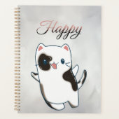 Planner - Schattige Kawaii Happy Kat (Voorkant)