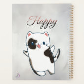 Planner - Schattige Kawaii Happy Kat (Achterkant)